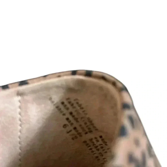 BC Born in California Vegan Leopard Print Low Bootie Size 6.5 - Picture 6 of 9